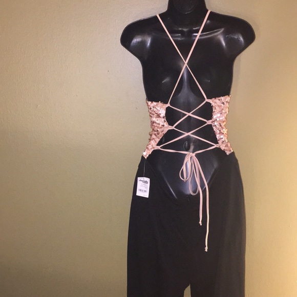 πππ BRAND NEW ONE PIECE SEQUINED JUMPSUIT. - Picture 2 of 7